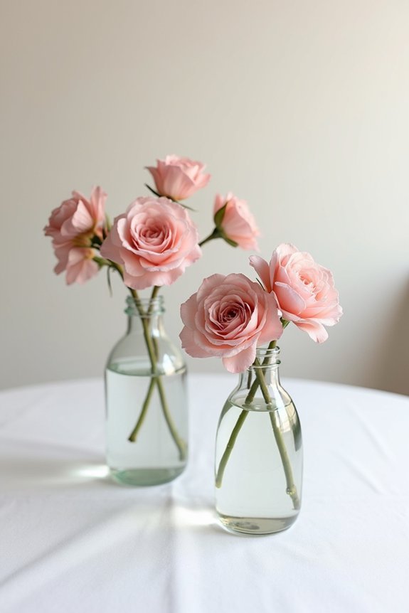 dusty rose minimalist elegance