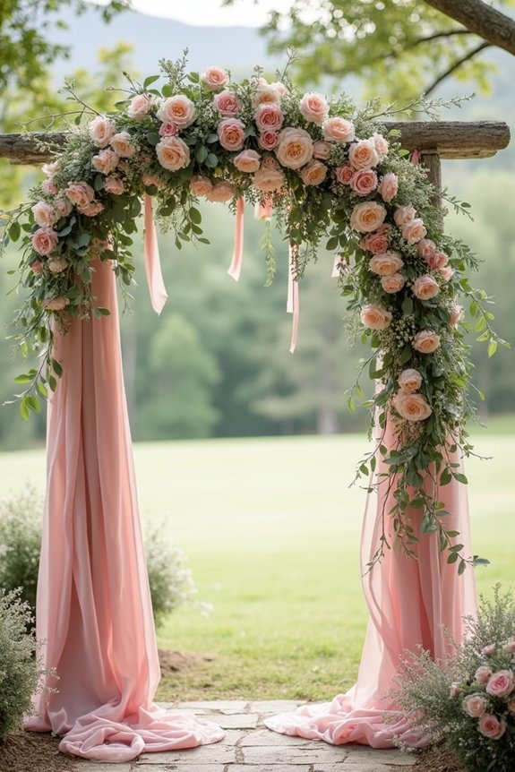 dusty rose wedding elegance