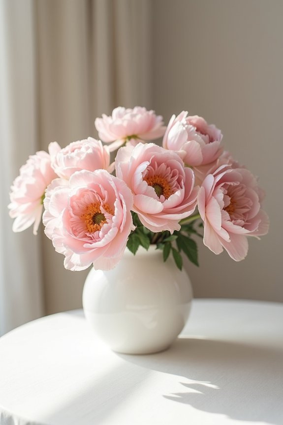 dusty rose wedding flowers availability