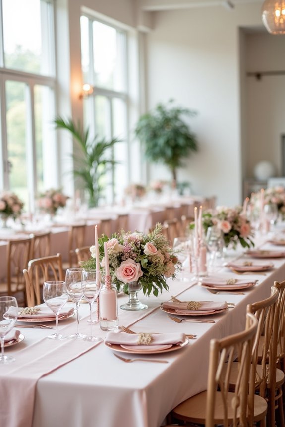 dusty rose wedding palette ideas