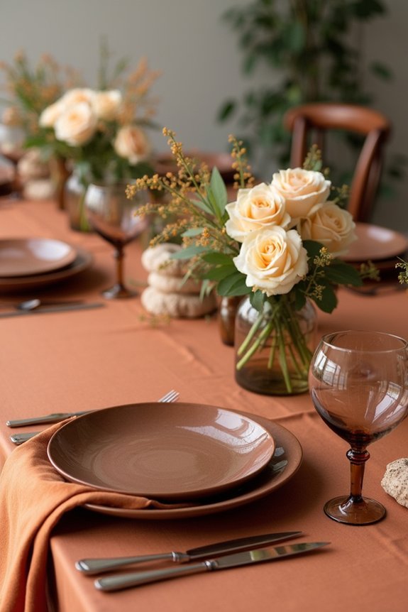 earthy elegance with warmth