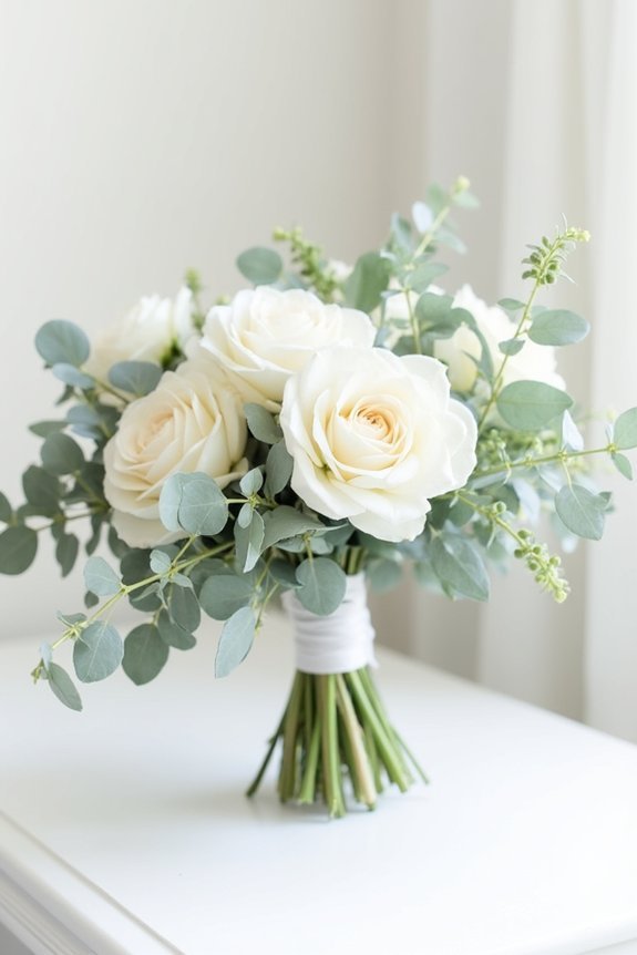 effortlessly elegant minimalist bouquet