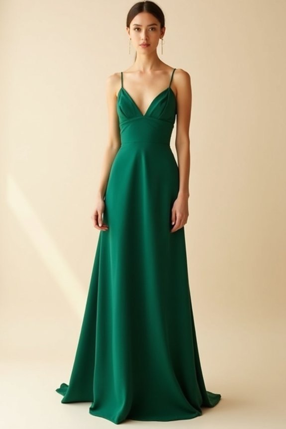 elegant a line bridesmaid dresses