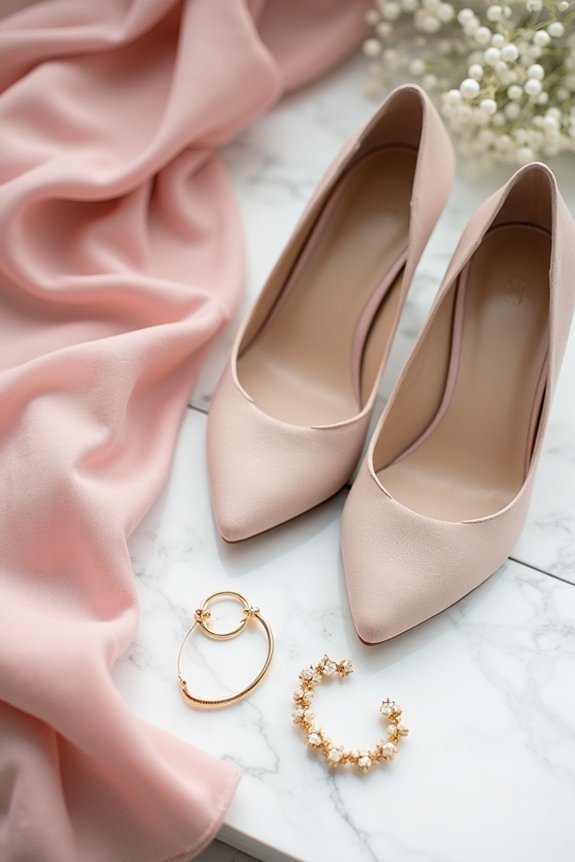 elegant accessories soft tones