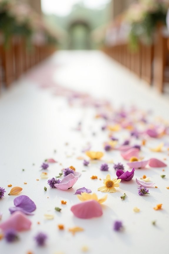 elegant aisle finishing touches