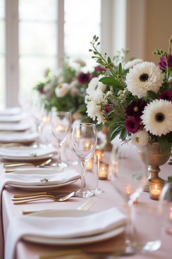 elegant anemone floral decor