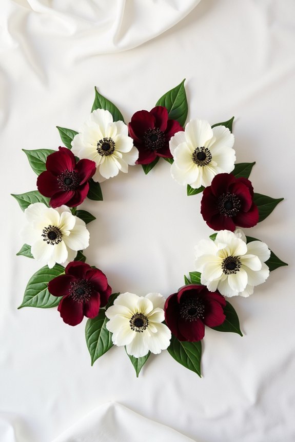 elegant anemones for crowns