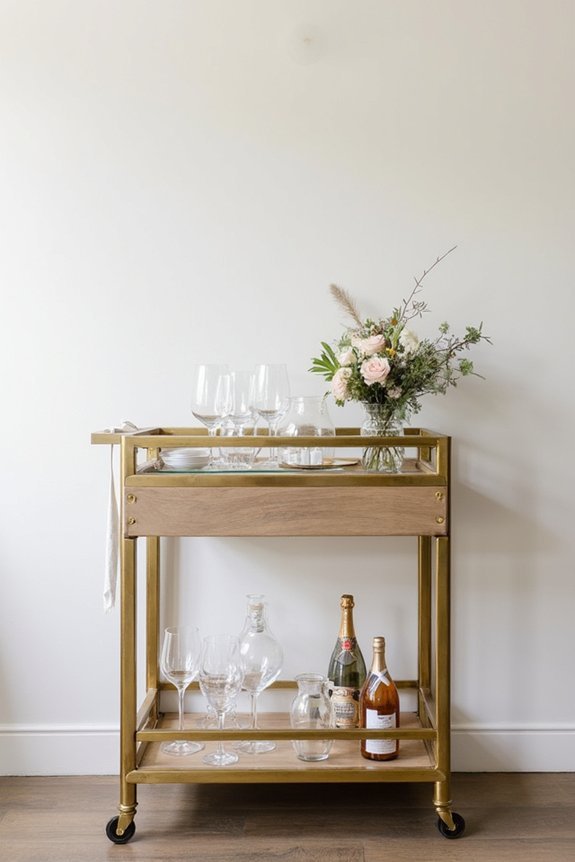elegant bar carts affordable
