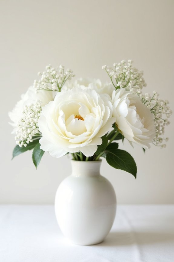 elegant blooms minimal greenery