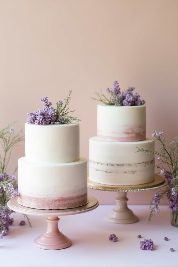 elegant cake table display