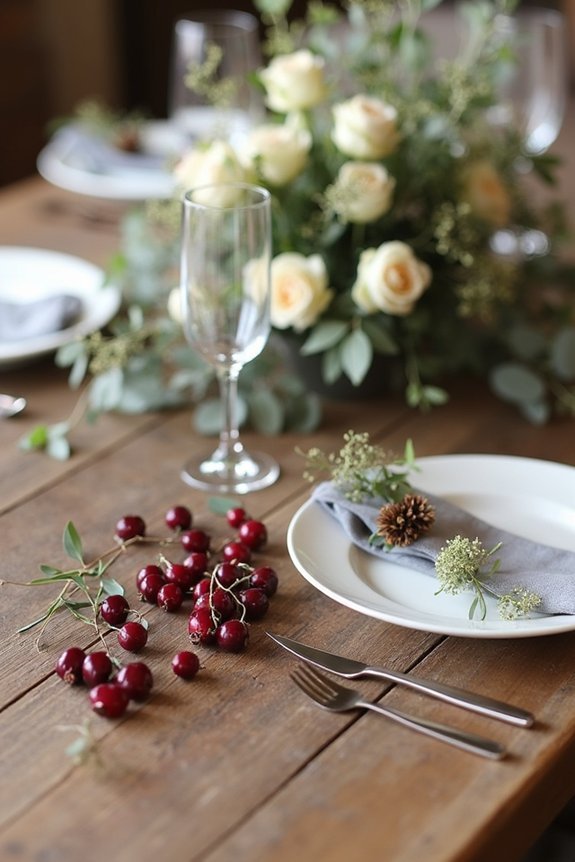 elegant color accents added