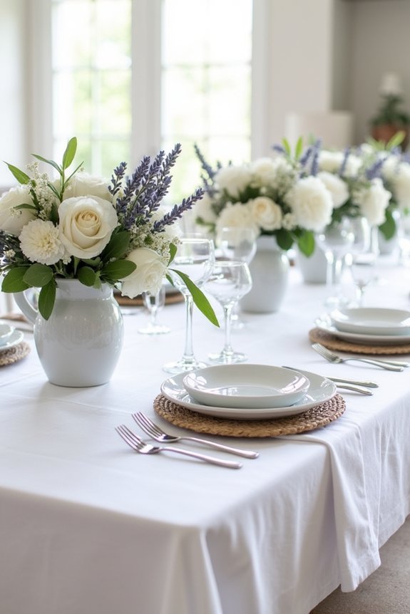 elegant dining table setup