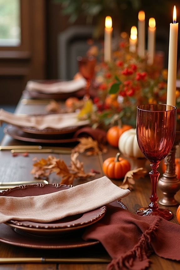 elegant fall color palette