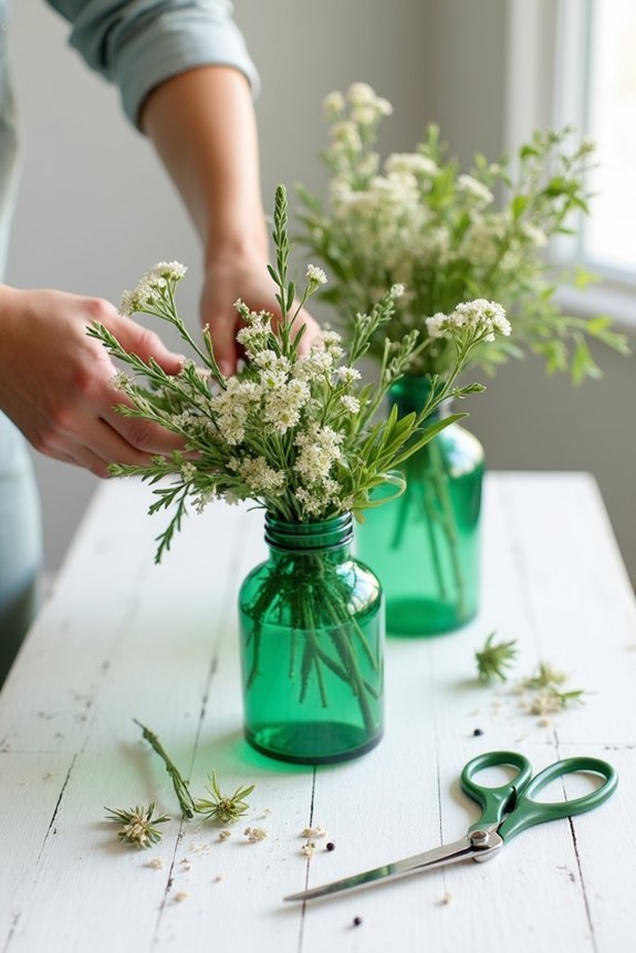 elegant floral centerpiece assembly