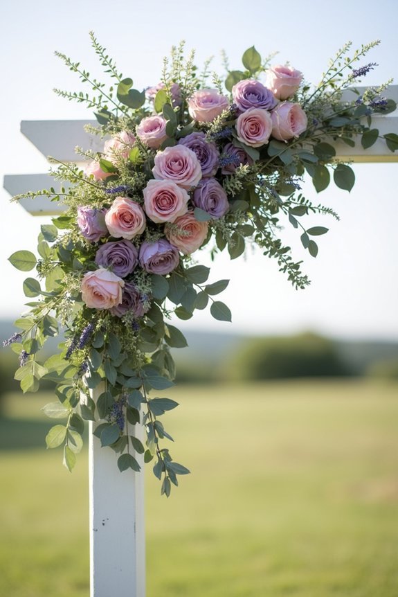 elegant floral color palette