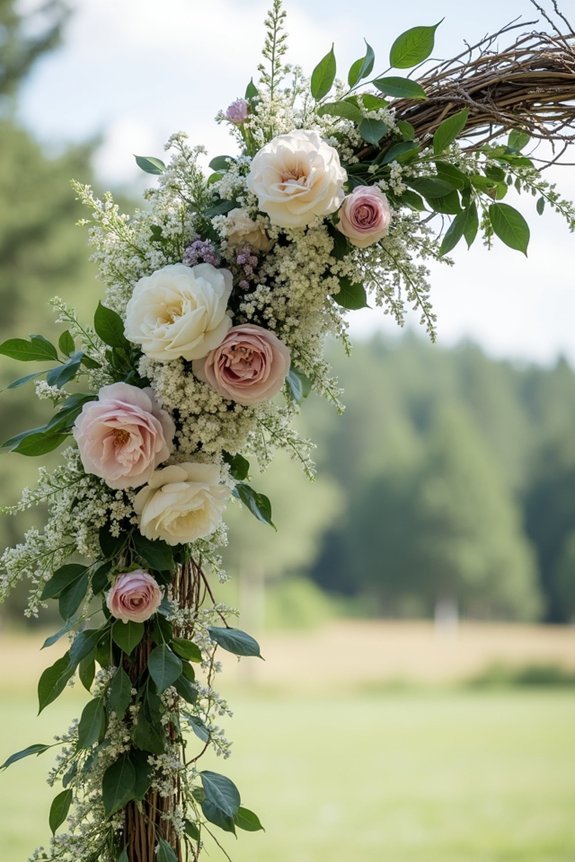 elegant floral combinations showcased