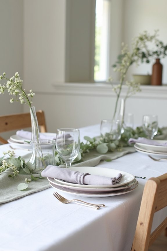elegant french table linens