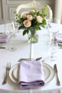 elegant french table settings
