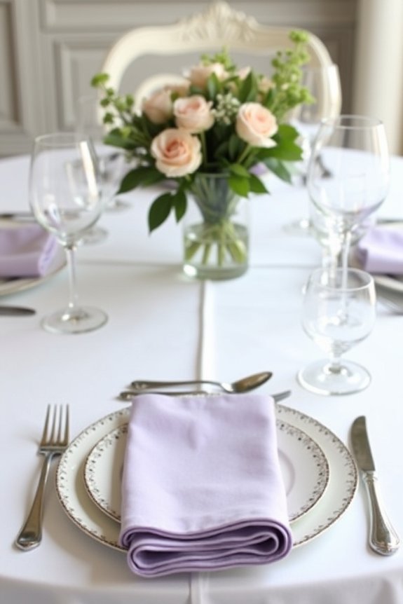 elegant french table settings