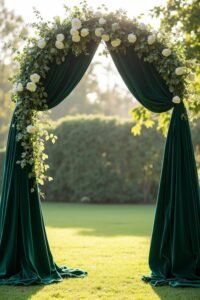 elegant green arch designs