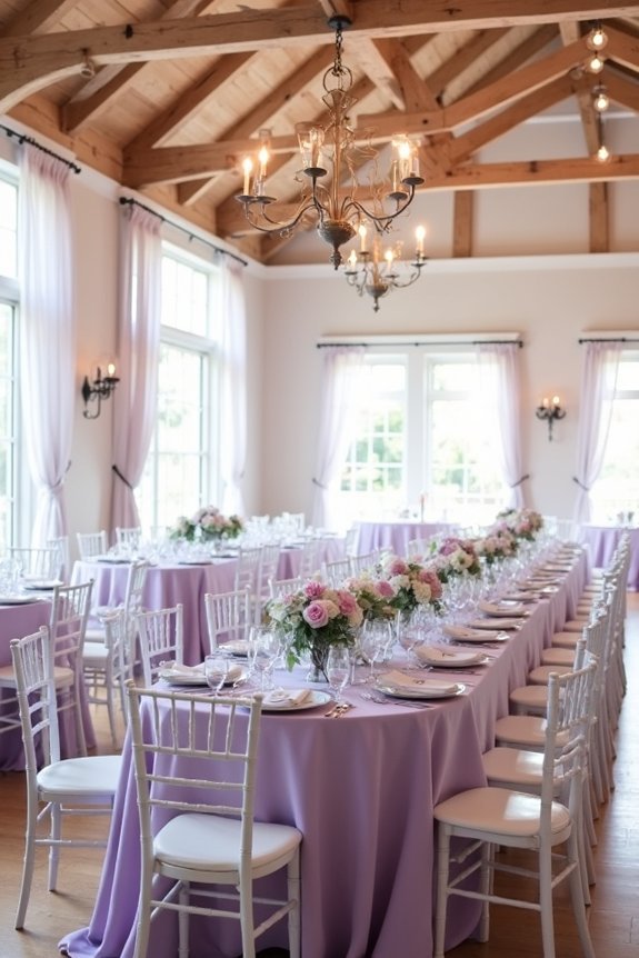 elegant lavender wedding aesthetics