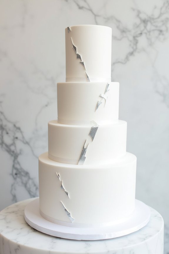 elegant minimalist cake designs