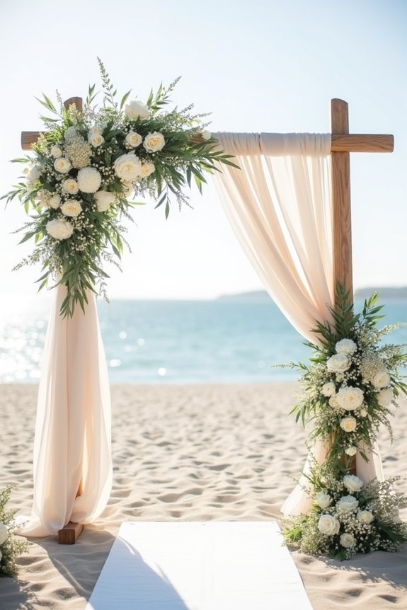 elegant navy ceremony d cor