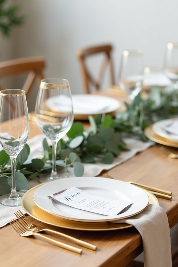 elegant organic tablescape design