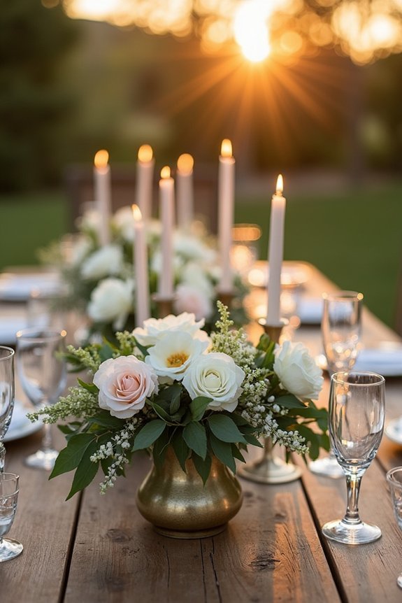 elegant outdoor wedding decor