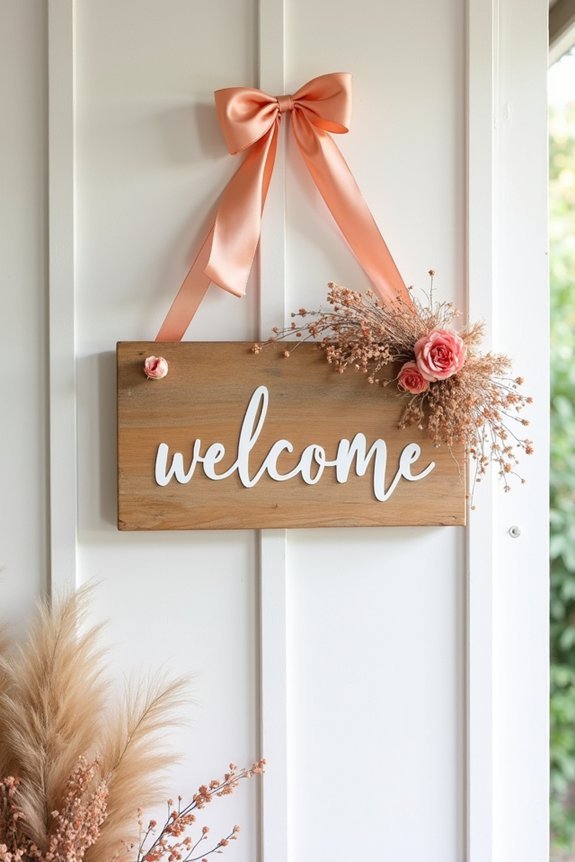 elegant personalized event signage