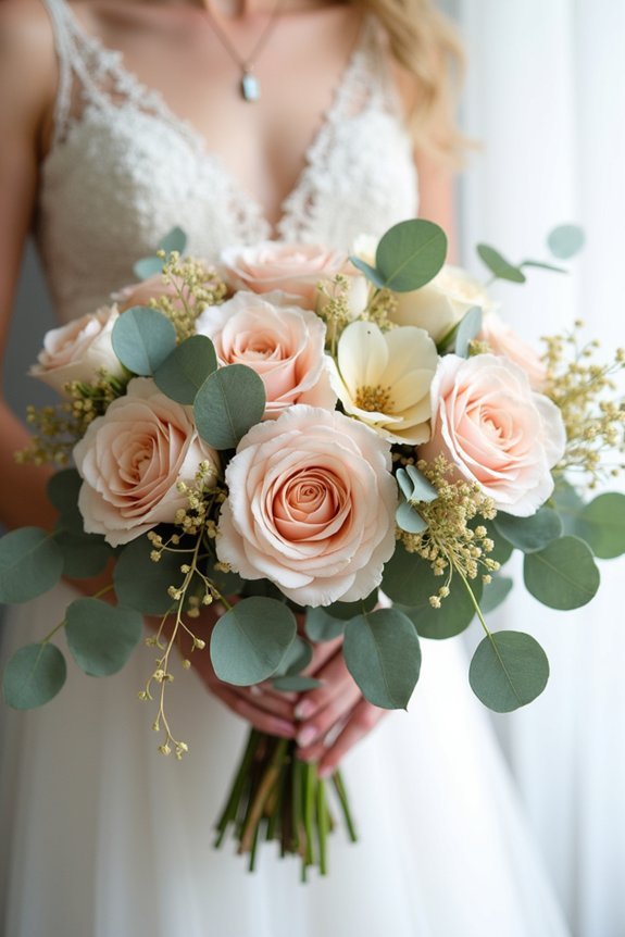 elegant roses with gold