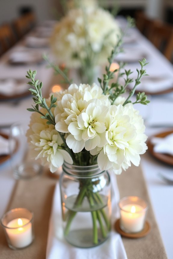 elegant rustic centerpiece tips