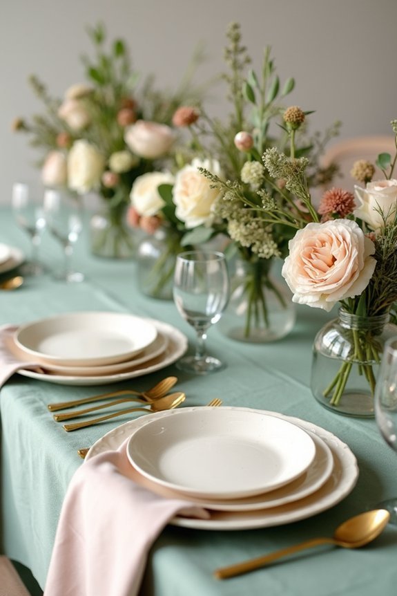 elegant sage and neutrals