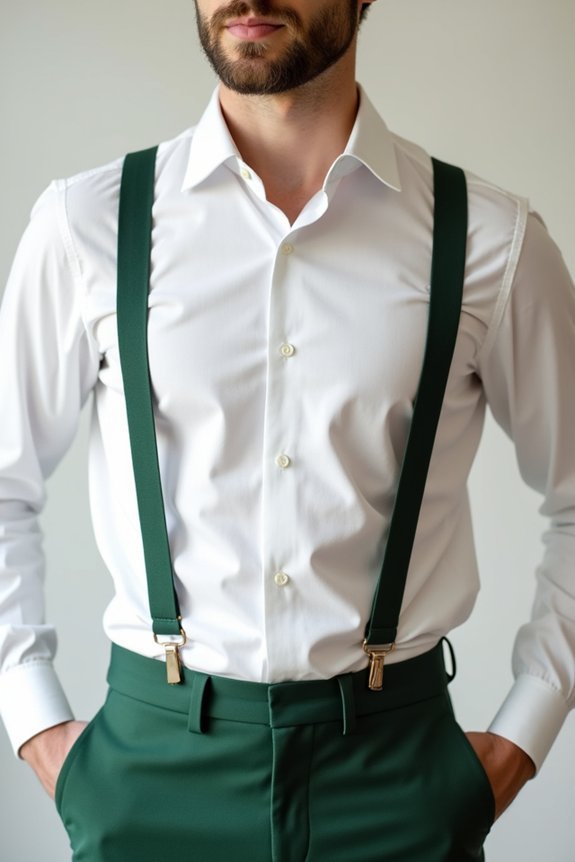 elegant shirt choices emphasized