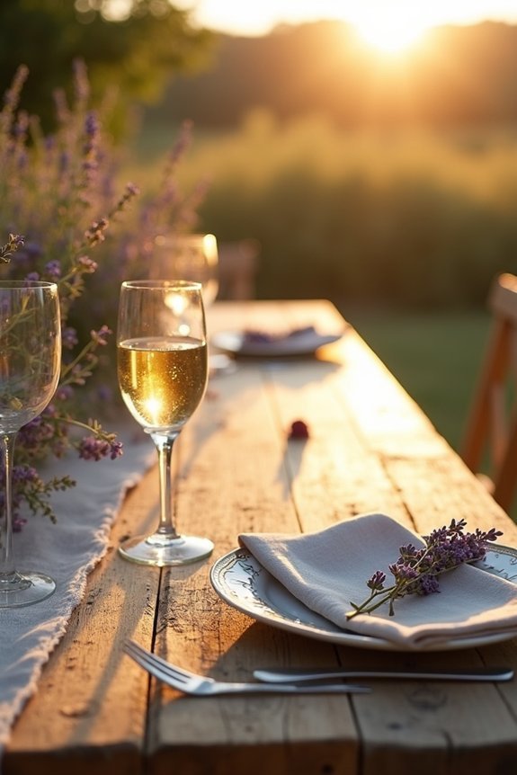 elegant silverware arrangement guidelines