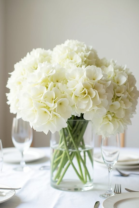 elegant single shade arrangements