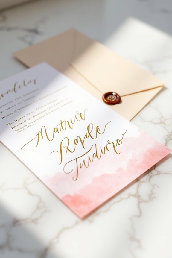 elegant stationery sets tone