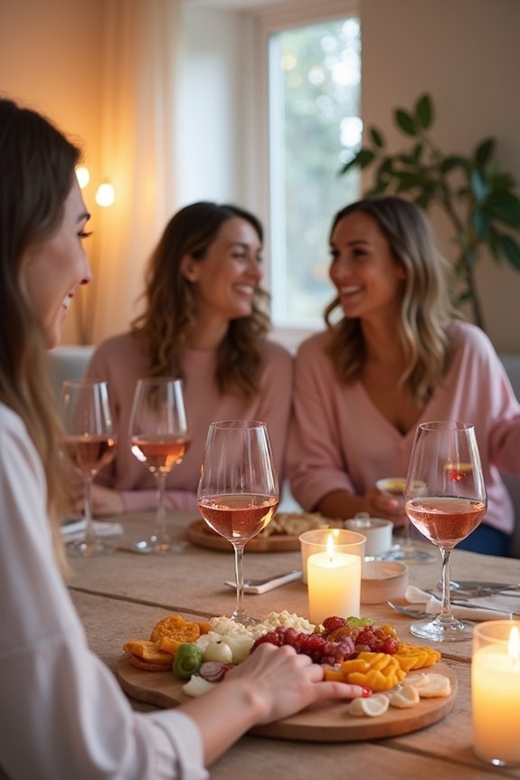 elegant tasting night at home