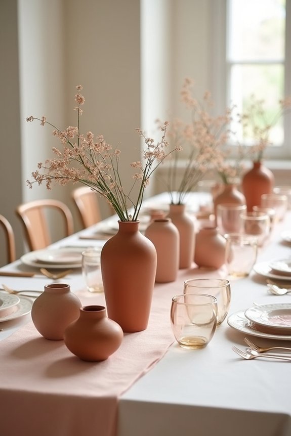 elegant terracotta design pairing