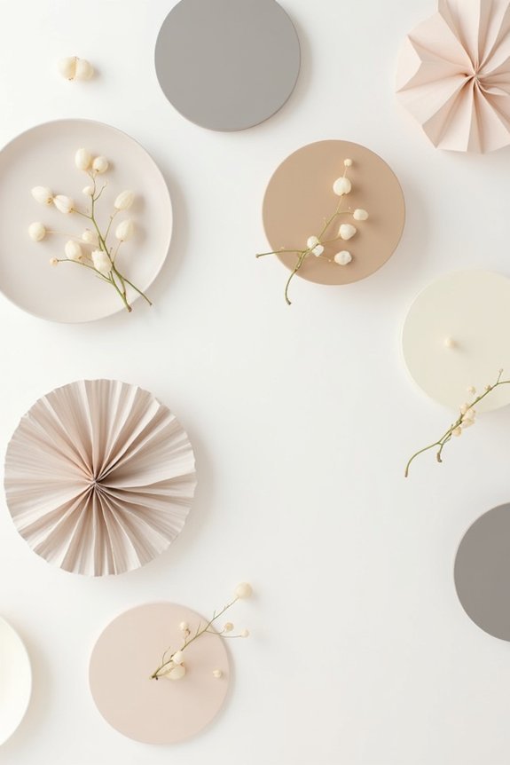 elegant two three color palettes