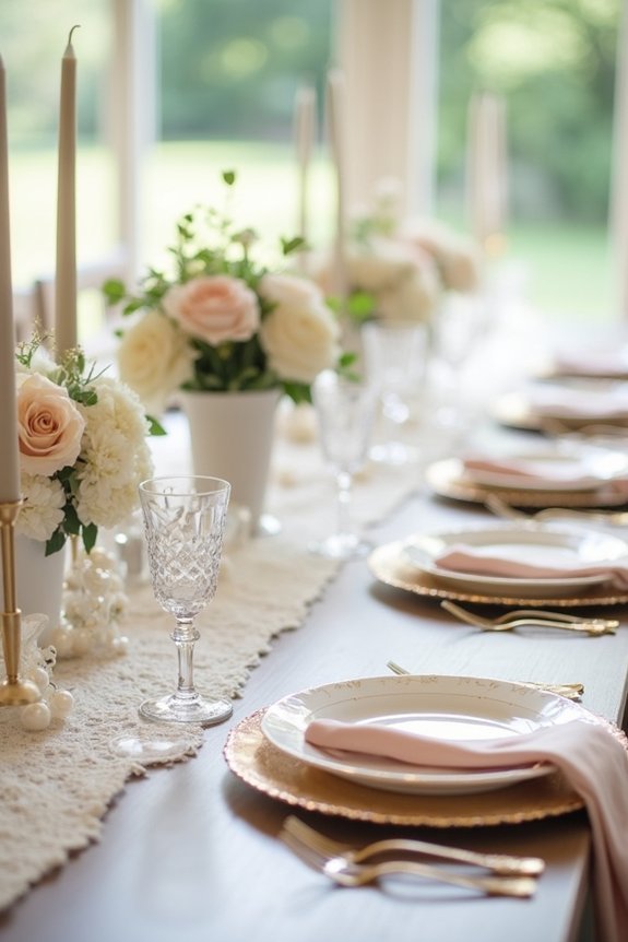 elegant wedding detail cohesion