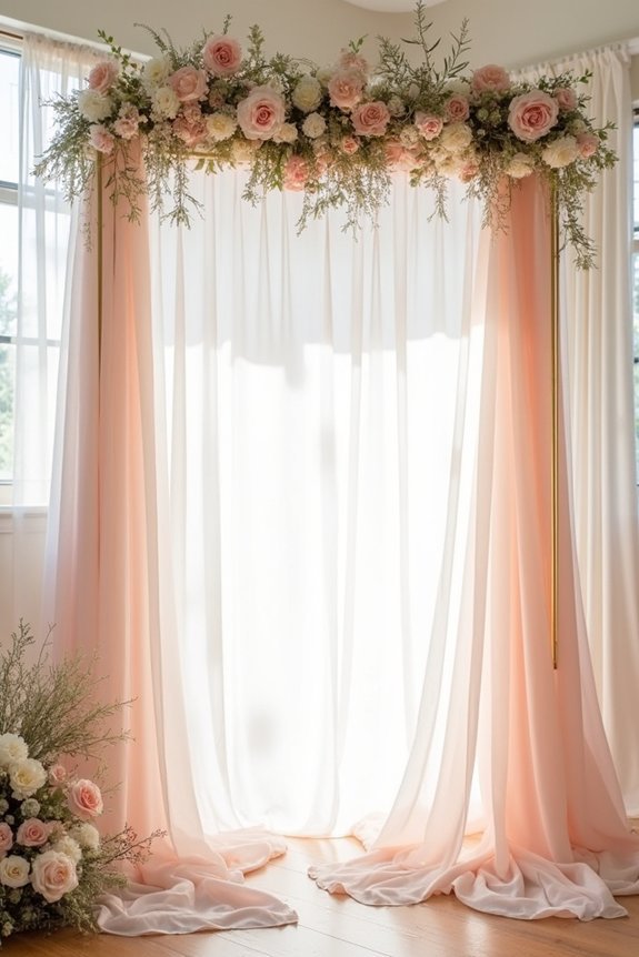 elegant wedding photo backdrops