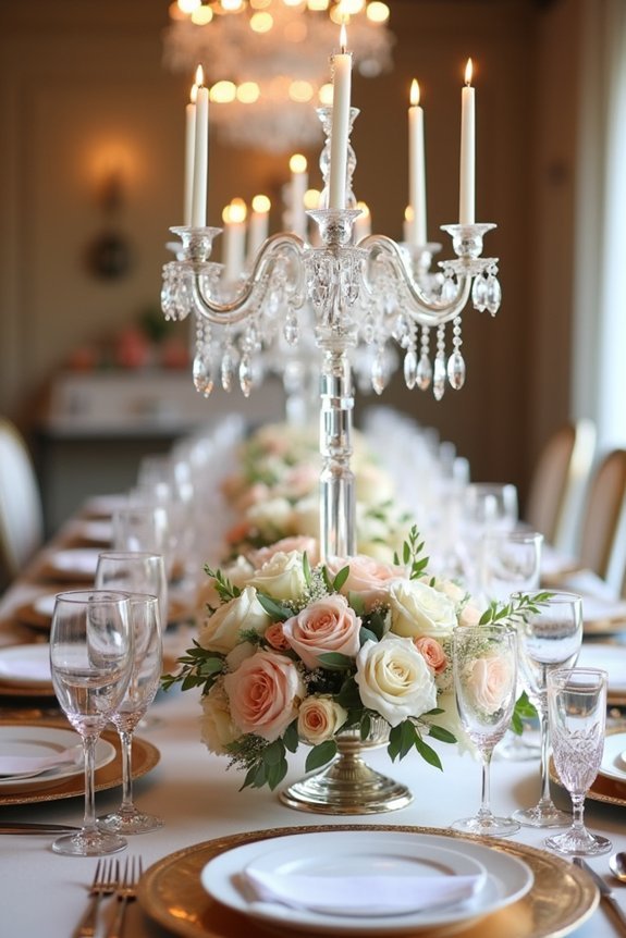 elegant wedding reception decor