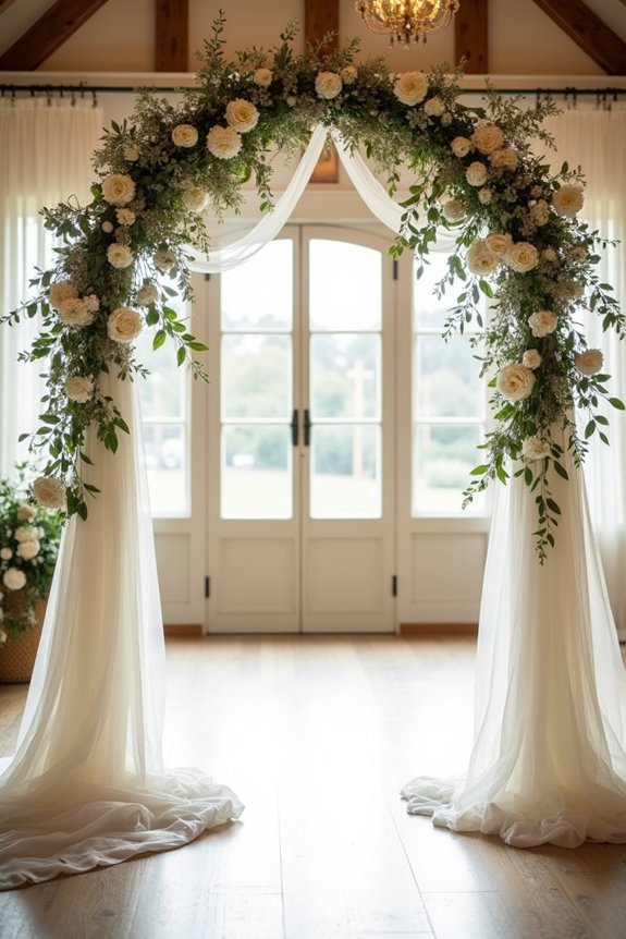 elegant white arch options