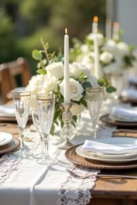 elegant white wedding inspiration