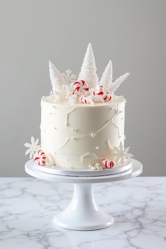 elegant winter cake delight
