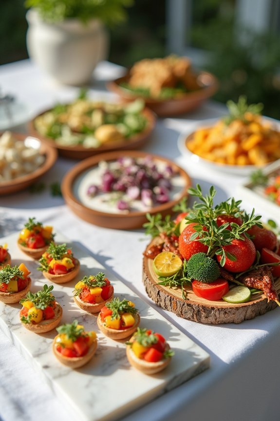 elevate vegetarian menu options
