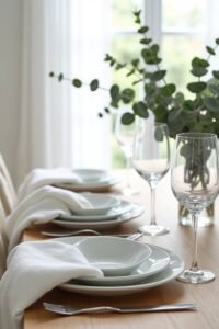 elevated modern dining aesthetics
