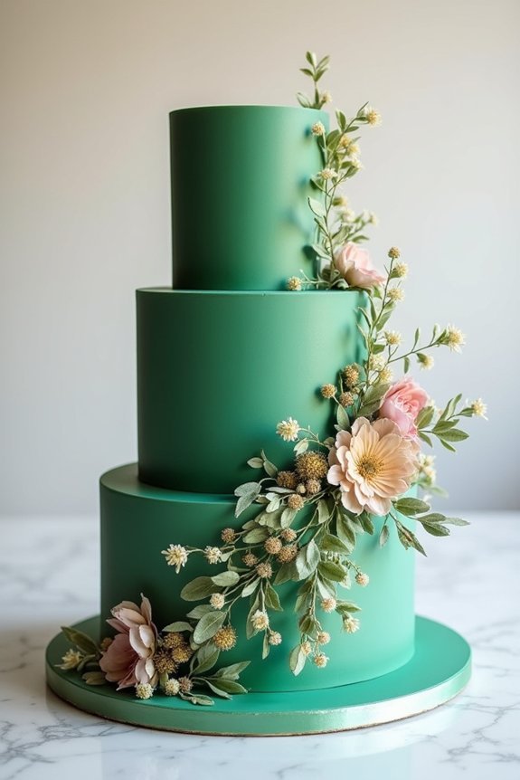 emerald cake design inspiration
