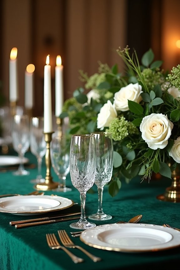 emerald elegance with texture
